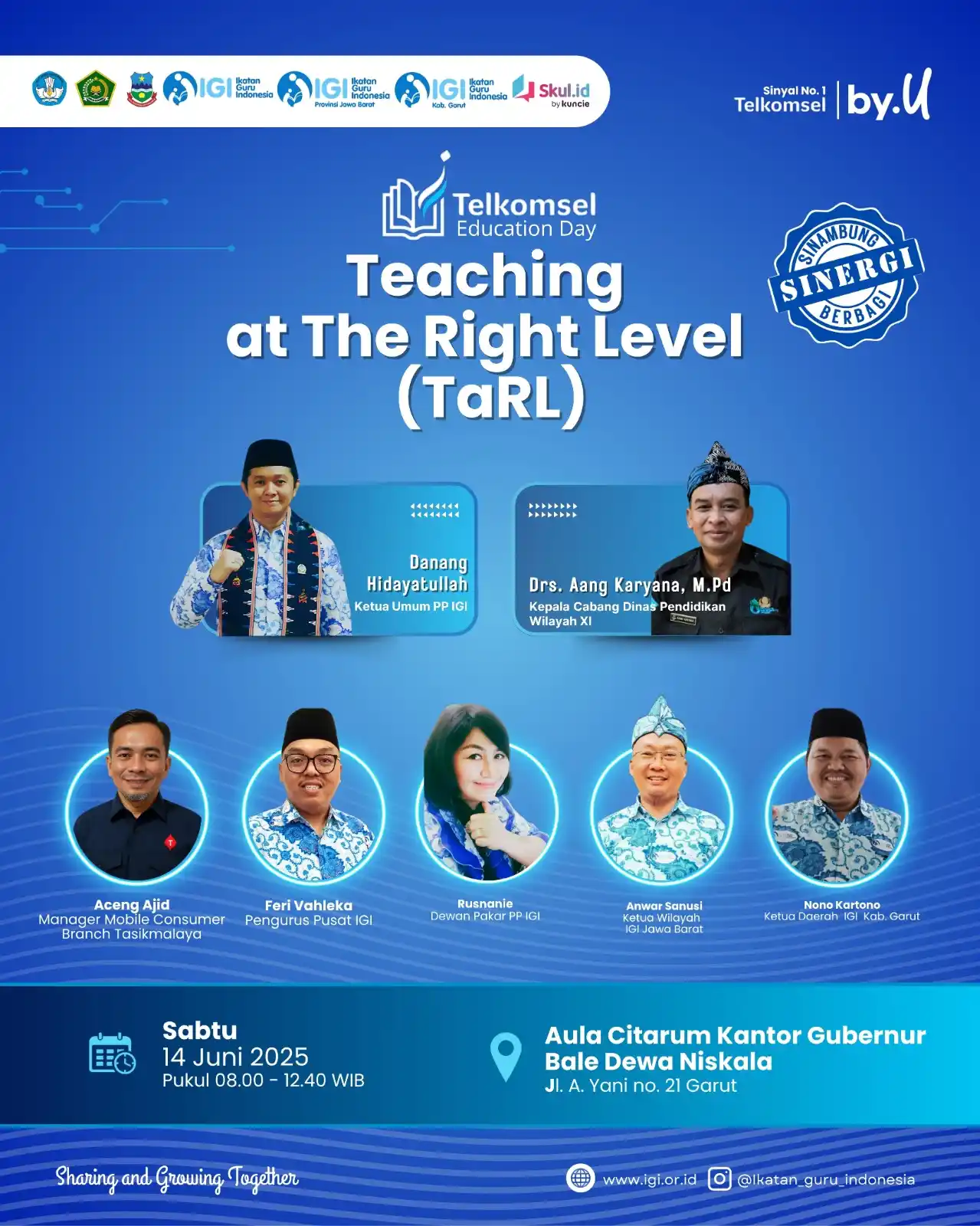 Image from Ikatan Guru Indonesia (IGI): *SINERGI PP IGI-PW IGI Jabar-PD IGI Kab. Garut didukung oleh Telkomsel...