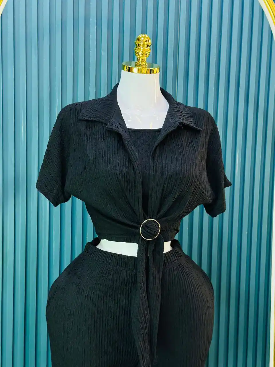 Image from متجر زهره🛍️للملابس👗: سوت 3 قطع يجنن خامة جيسكا وزن 45 إلى 80...