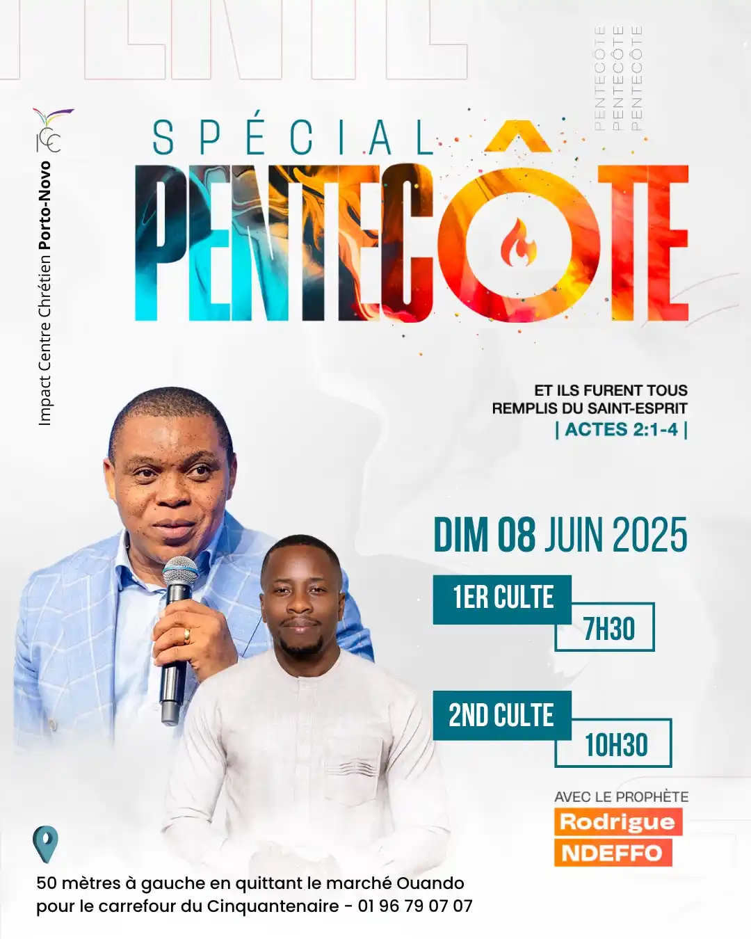 Image from ICC TV PORTO-NOVO: 🔥 SPÉCIAL PENTECÔTE 2025 🔥 Impact Centre Chrétien Porto-Novo t’invit...