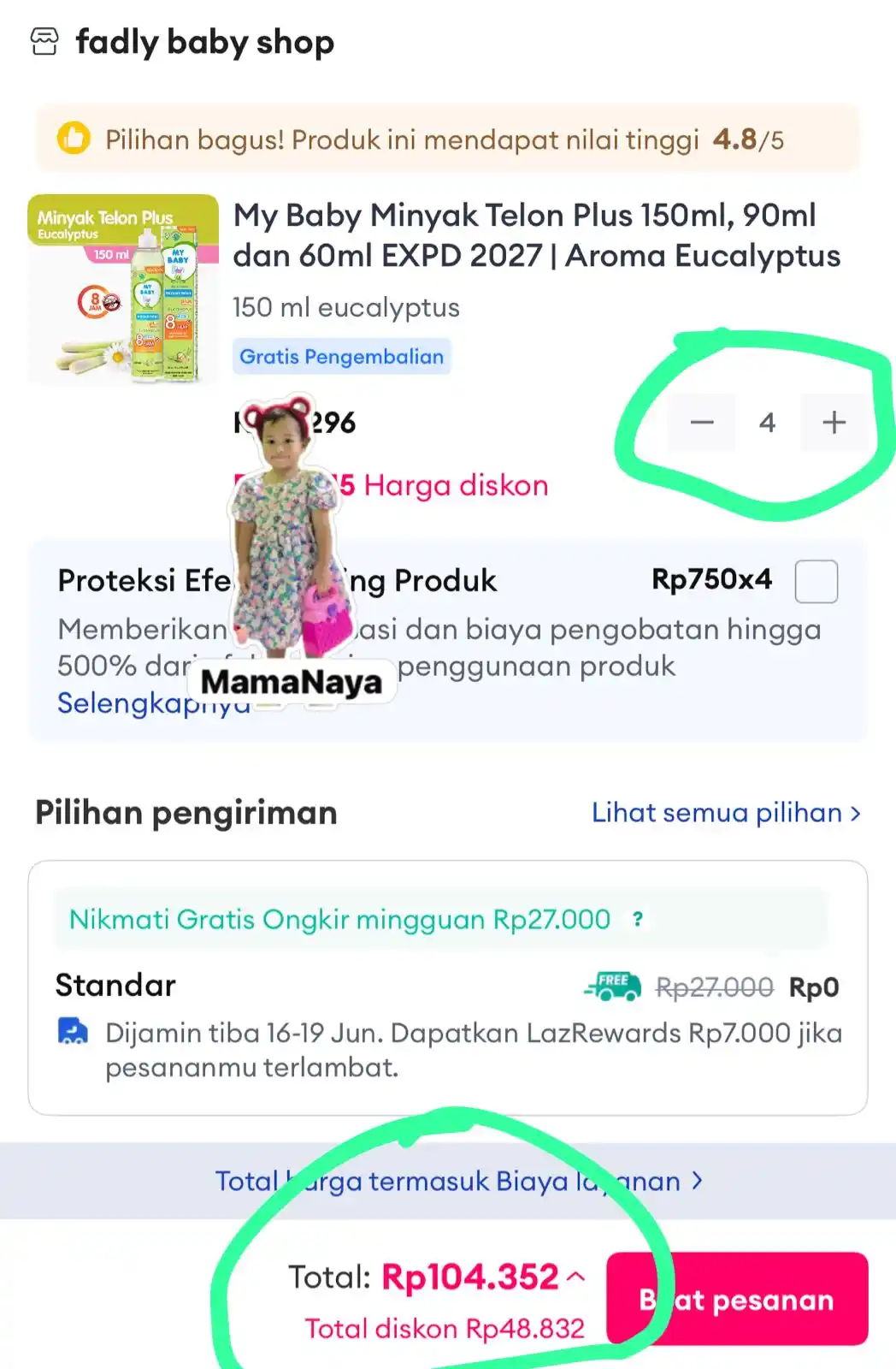Image from Serba Ada ➖ MAMA NAYA ➖ INFO PROMO DISKON SHOPEE, LAZADA, BLIBLI ➖ INDOMARET, ALFAMART: Telon 150 mL *cuma 26rb* 😍 _4 botol kena 104rb_ ✅ voc 14% ✅ ovo 📌...