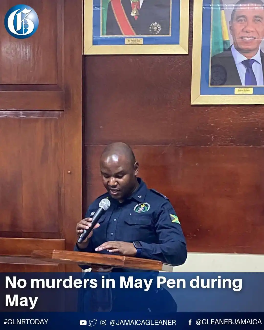 Image from The Gleaner Company (Media) Limited: The Clarendon capital, May Pen, recorded no murders during the month o...