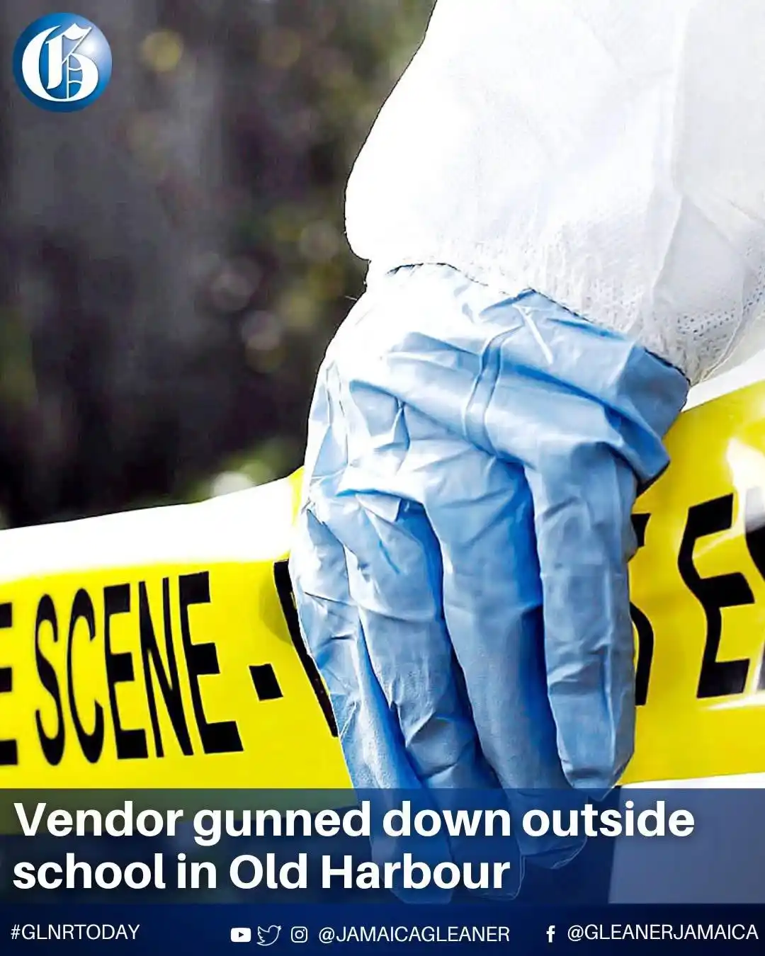 Image from The Gleaner Company (Media) Limited: The Old Harbour police in St Catherine are searching for the attackers...