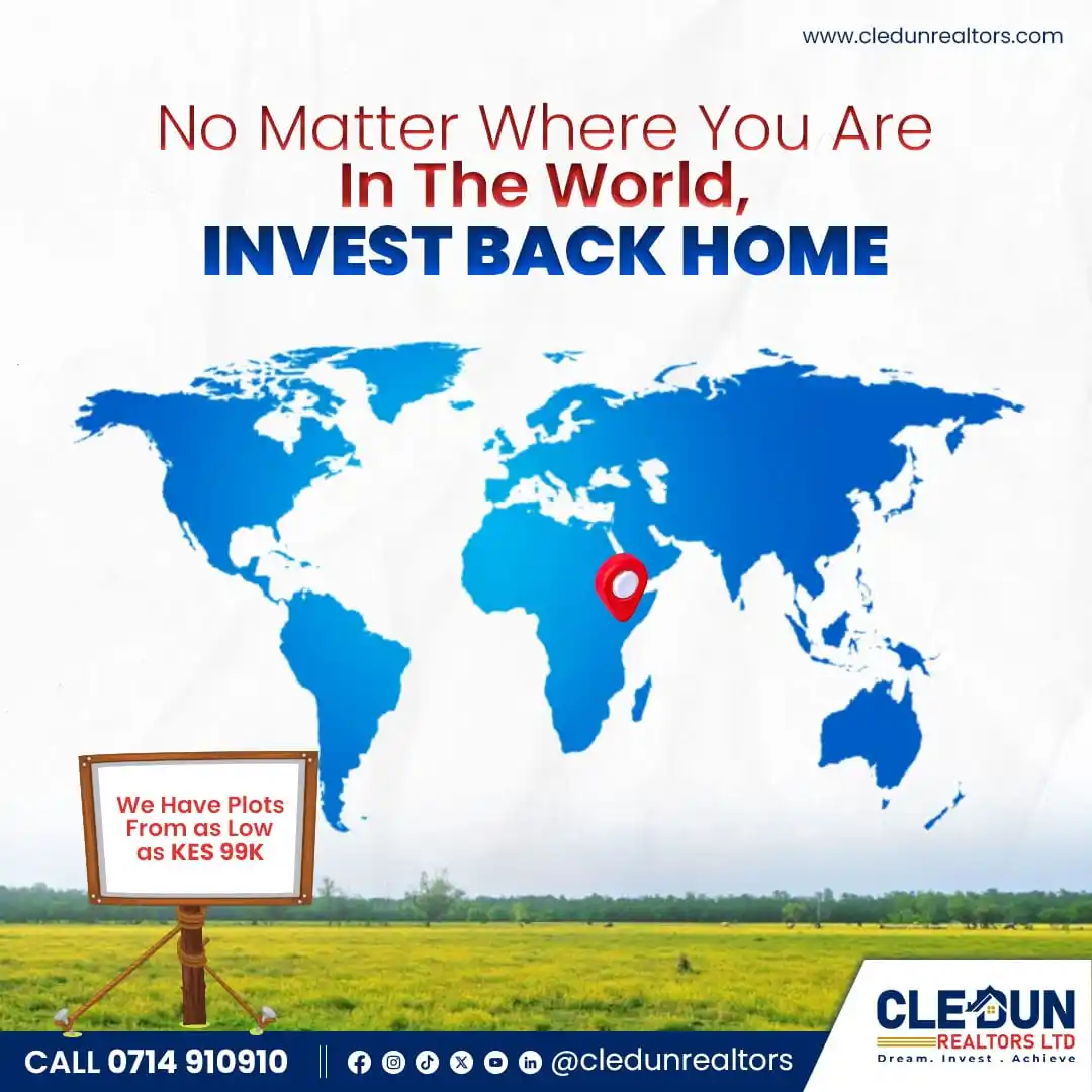Image from CLEDUN REALTORS LTD: To our dear brothers and sisters in diaspora, *home is calling.* 🇰🇪 ...
