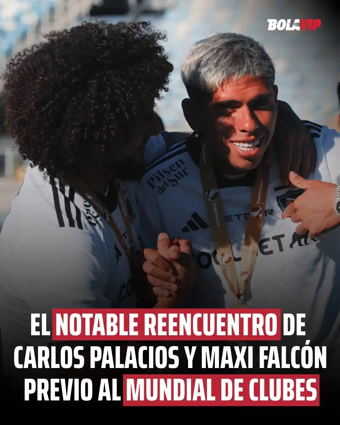 Image from Bolavip | Colo Colo: *¡TREMENDO JUNTE EN MIAMI!* 🥹🤟 Anoche se reunieron la Joya y el Pel...