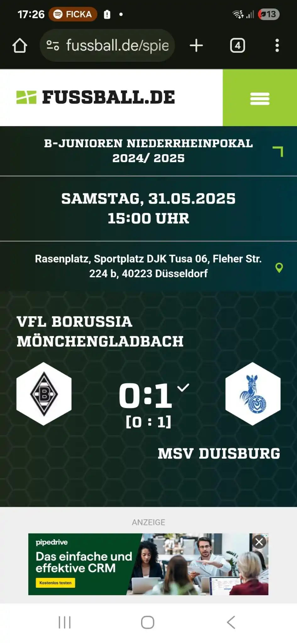MSV Fanclub Innenhafen  post