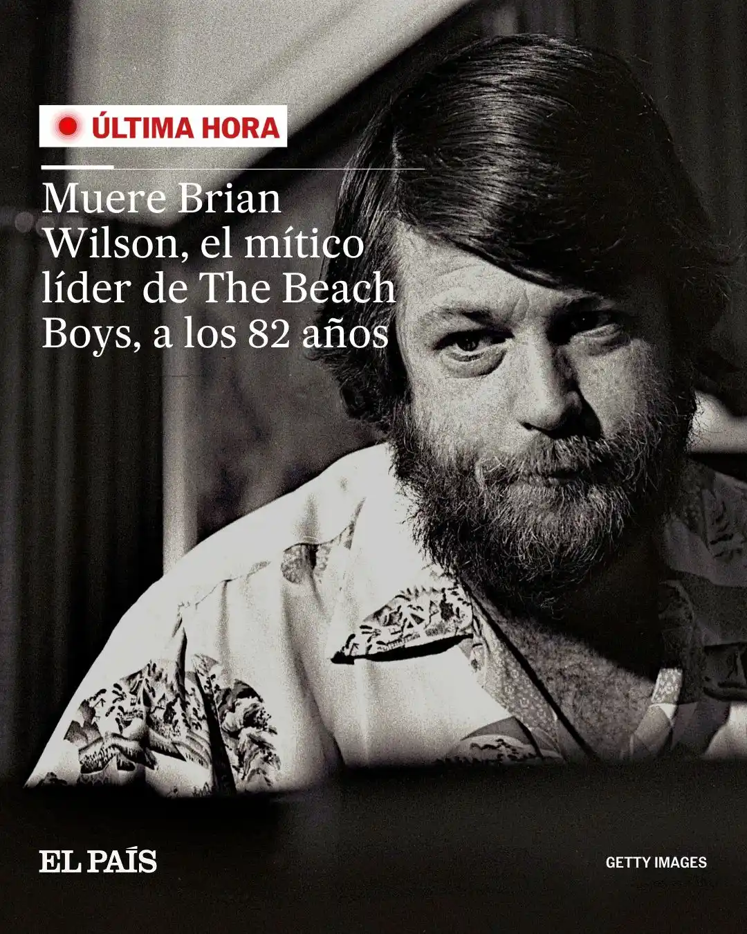 Image from EL PAÍS México: *⭕ ÚLTIMA HORA | Muere Brian Wilson, el mítico líder de The Beach Boys...