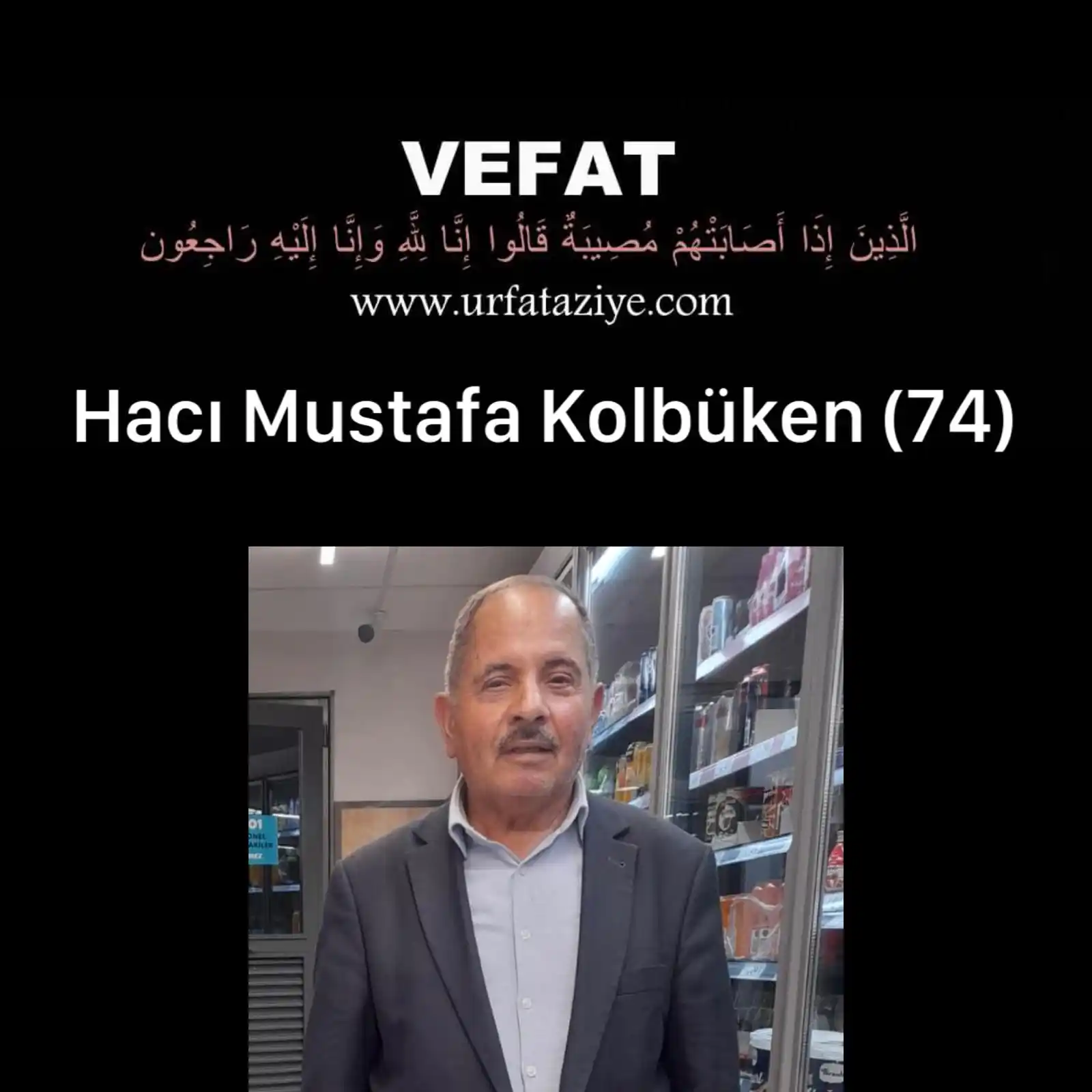 Image from Urfa Taziye: Vefat Hacı Mustafa Kolbüken Merhum Ali Kolbükenin Oğlu Mehmet Adnan ...