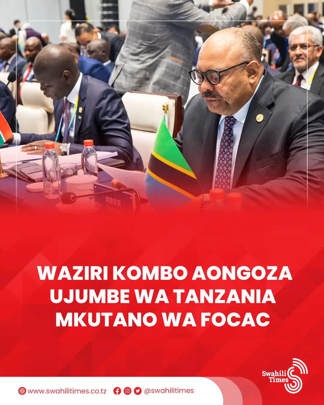 Image from Swahili Times: Waziri wa Mambo ya Nje na Ushirikiano wa Afrika Mashariki, Balozi Mahm...