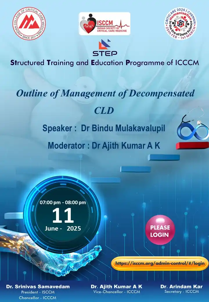 Image from ISCCM Connect: We are pleased to conduct STEP ICCCM which is a Structured Training an...