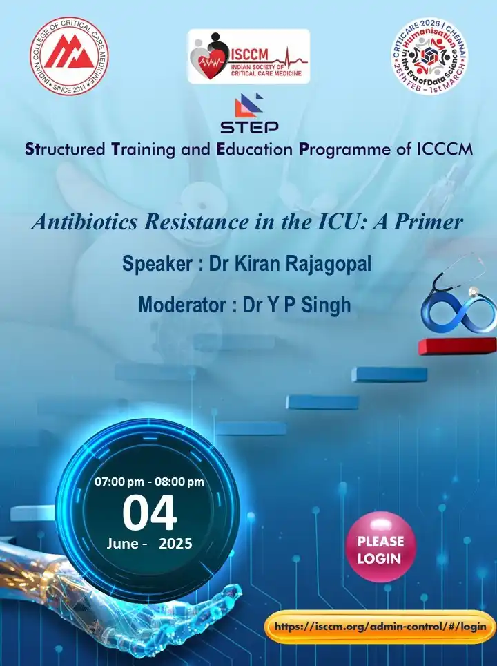 Image from ISCCM Connect: We are pleased to conduct STEP ICCCM which is a Structured Training an...
