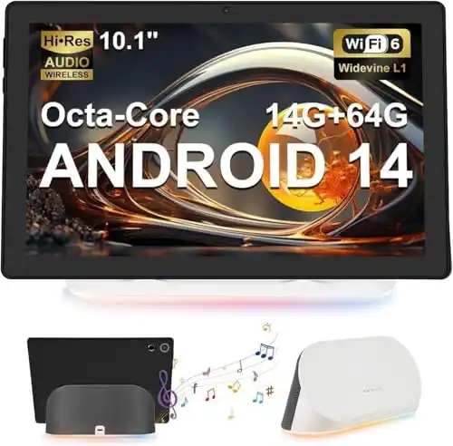 Image from Pirate Deals Angebote | Preisfehler, Schnäppchen, Rabatte & Freebies: Whitedeer Pirαtе;-Dеαls Tablet 10 Zoll Android 14 Octa-Core Tablet mit...