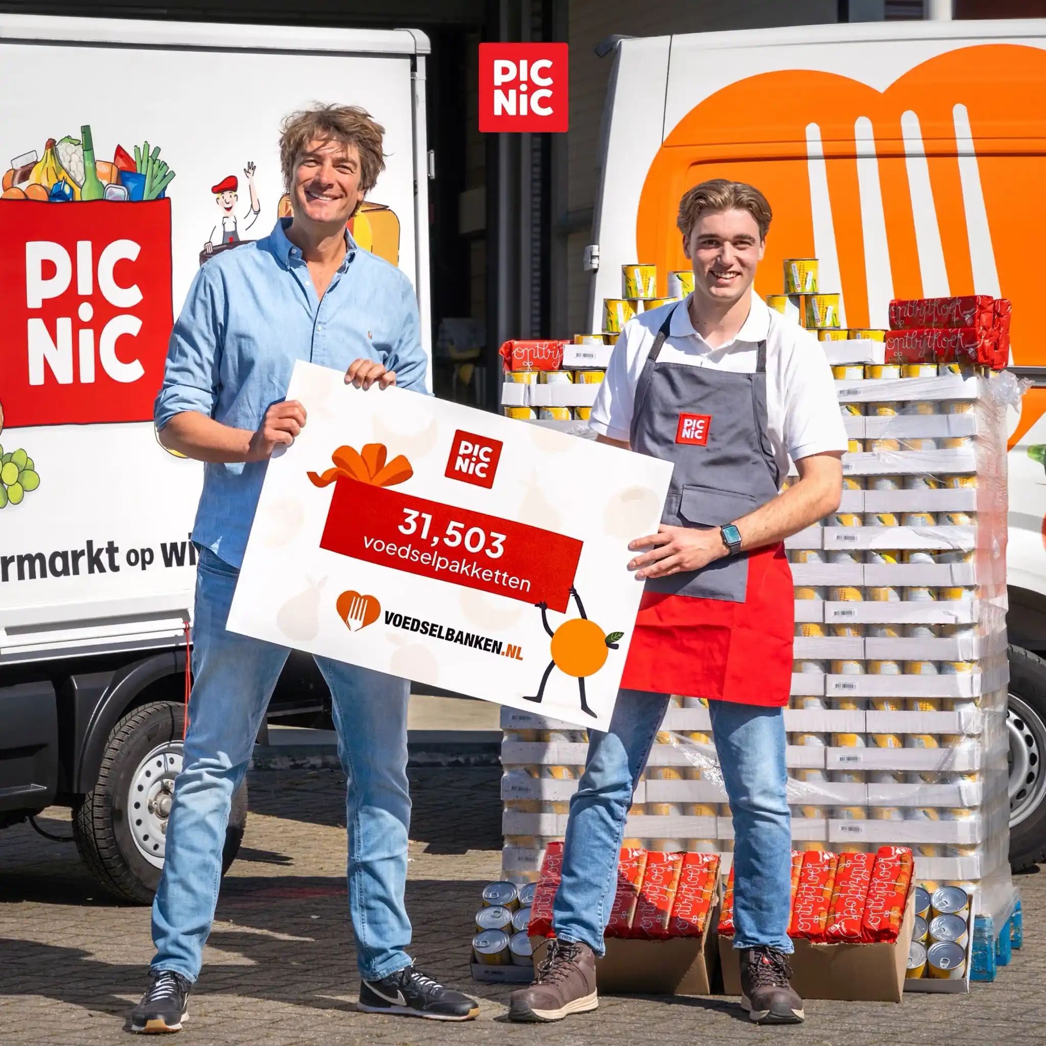 Image from Picnic: *31.503*... 😮 ...zoveel pakketten hebben we afgelopen jaar samen met ...