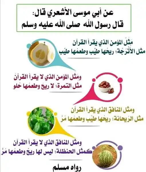 Image from أهل القرآن والسنة للعرب والأعاجم: (٤) عَنْ أَبِي مُوسَى ، عَنِ النَّبِيِّ صَلَّى اللَّهُ عَلَيْهِ وَسَلّ...