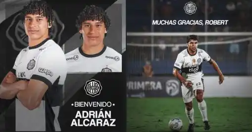 Image from Fútbol y Actualidad: Adrián Alcaraz a Olimpia, llega como 9, con él se completa el cupo en ...