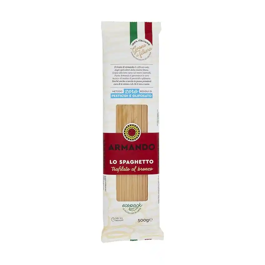 Image from Risparmio Felice: 👀 Armando, Lo Spaghetto, Pasta di Semola di Grano Duro di Filiera 100...