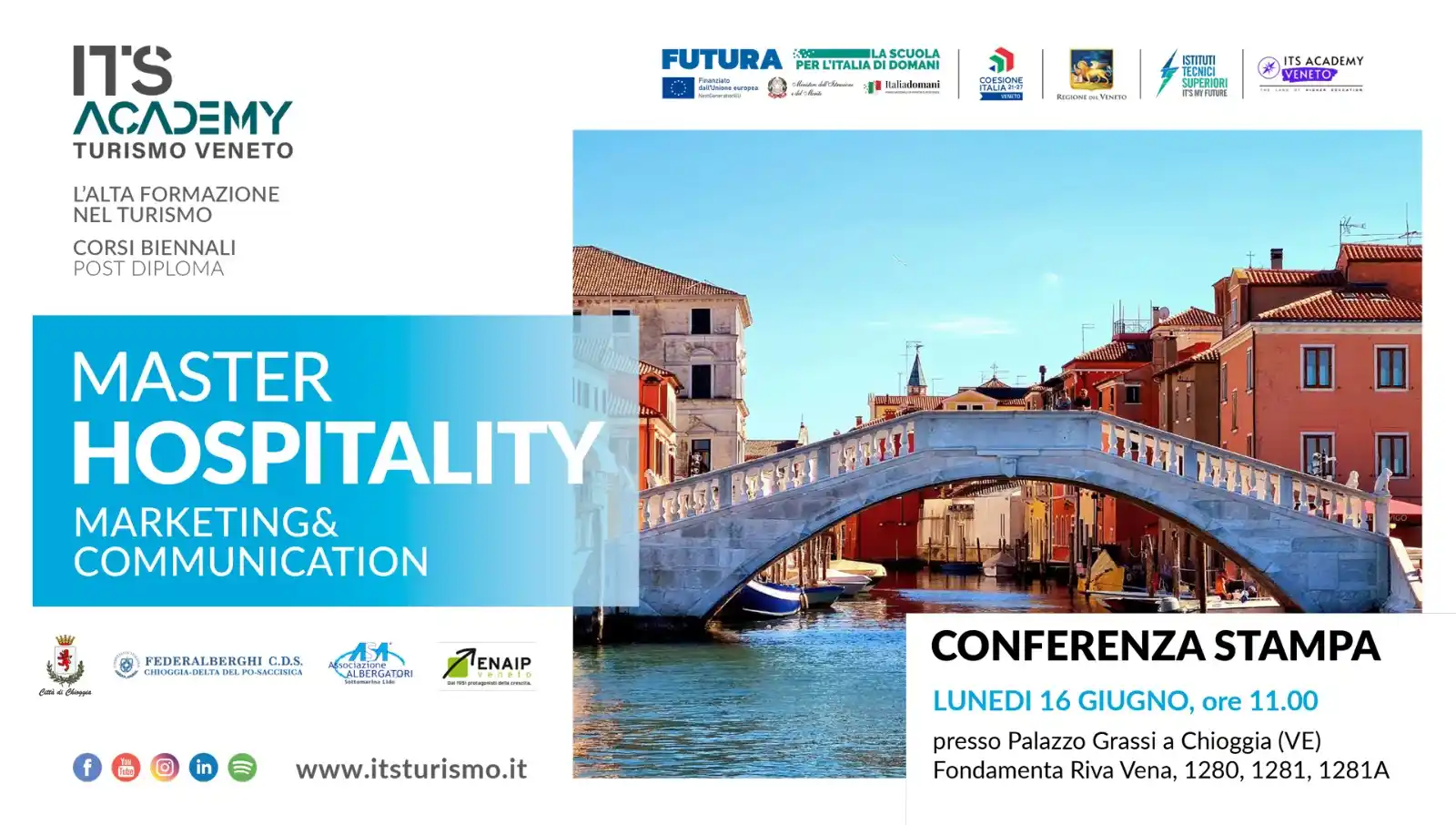 Image from ENAIP VENETO: Arriva a Chioggia il Master in Hospitality Marketing & Communication! ...
