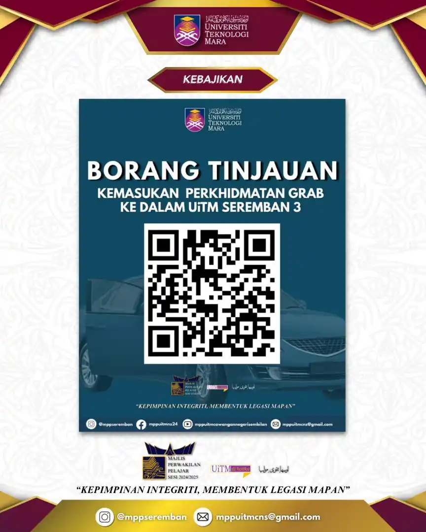 Image from INFO MPP UiTM CAWANGAN NEGERI SEMBILAN SESI 2024/2025: Assalamualaikum wbt, Salam Sejahtera, Salam UiTM di Hatiku, Salam Mal...
