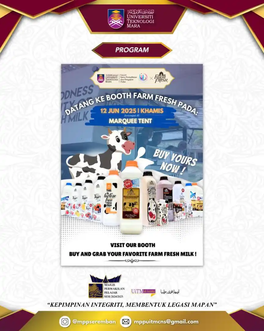 Image from INFO MPP UiTM CAWANGAN NEGERI SEMBILAN SESI 2024/2025: Assalamualaikum wbt, Salam Sejahtera, Salam UiTM di Hatiku, Salam Mala...