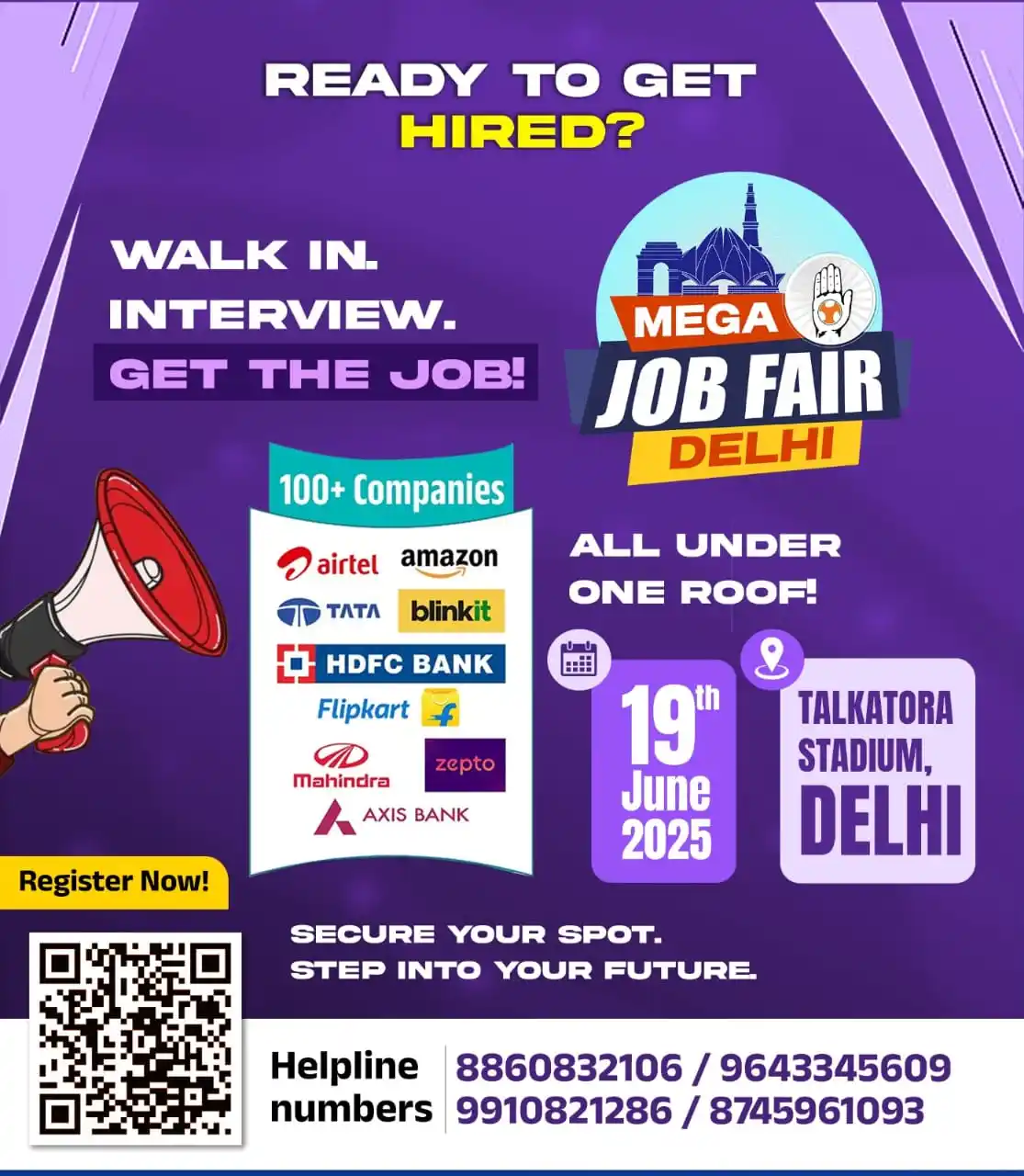 Image from Indian Youth Congress: 🚨 Attention Everyone The biggest hiring event of the year is here! �...