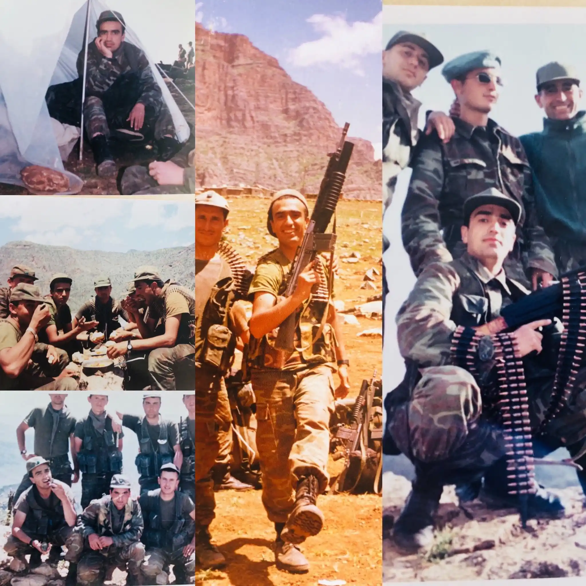 Image from Cuma İÇTEN : 📸 BİR PANÇO ALTINDA VATAN SEVDASI 🇹🇷 ⛰️ 1997… Irak Darsinki… Panço...