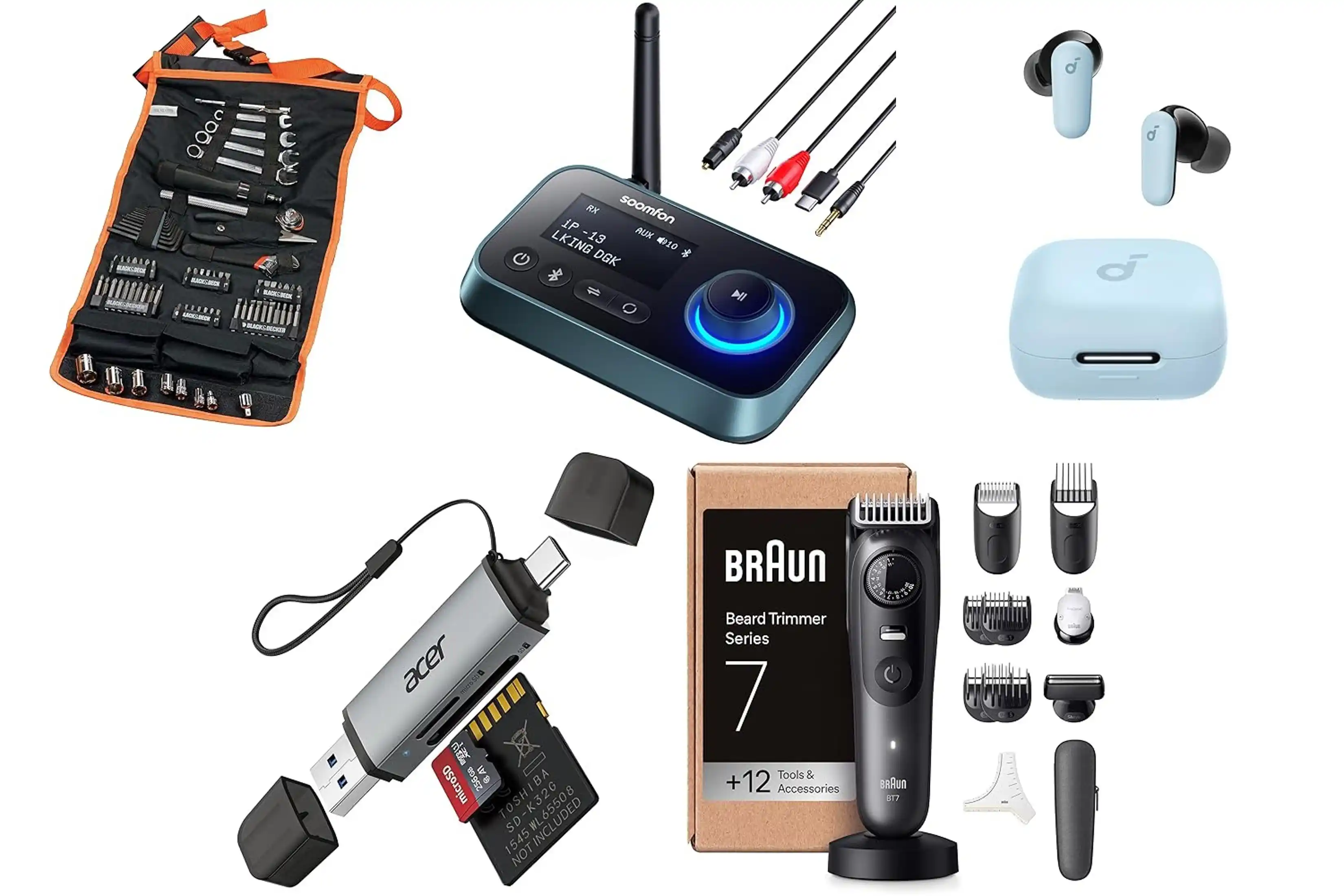 Image from Risparmio Felice: 👀 BLACK+DECKER, SET CRICCHETTO AUTO 76 PEZZI. A7063-QZ 💰 *A 33,90€* ...