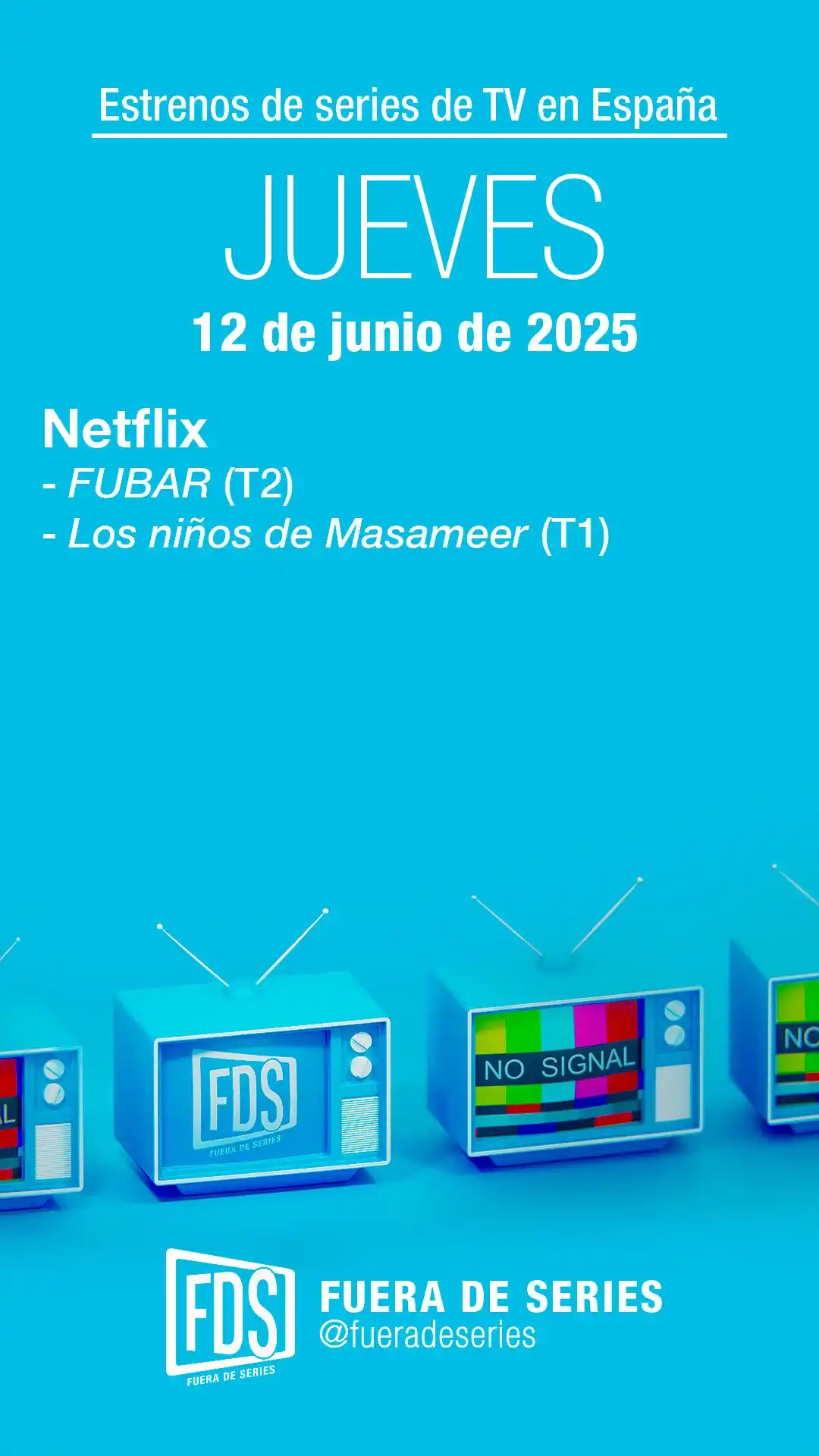 Image from Fuera de Series 📺: 📺 *¡Buenos días, familia seriéfila!* Dos estrenos tenemos hoy *jueves...