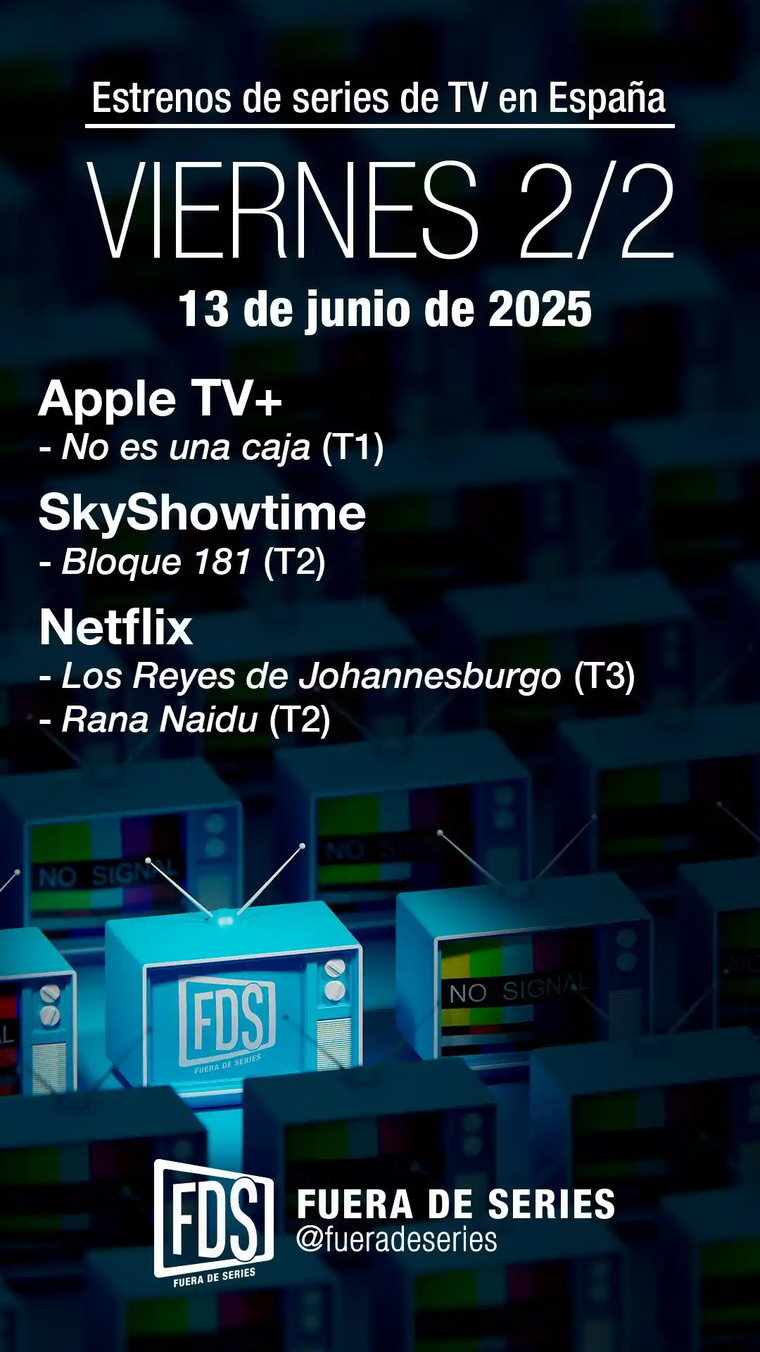 Image from Fuera de Series 📺: 📺 *¡Buenos días, familia seriéfila!* Vamos con los estrenos en televi...