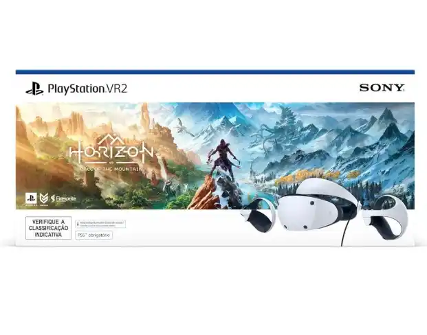 Image from Estoque de Consoles (PS5, Xbox, Switch 1 e 2): Bundle PlayStation VR2 + Game Horizon Call of the Mountain - R$2.882,0...