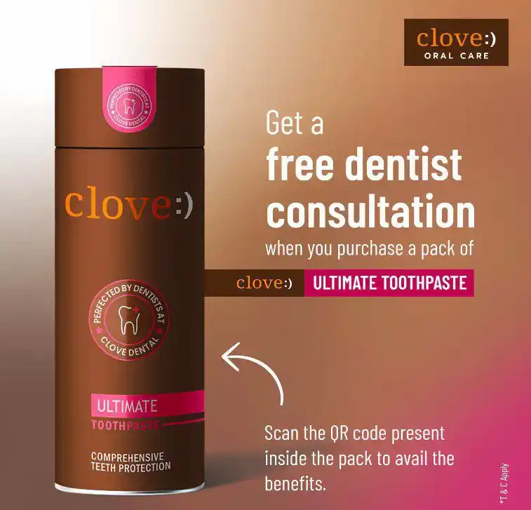 Image from Big Loot Deals Online: Clove Flash Sale ⚡️⚡️  🚨Buy Ultimate Toothpaste -[Pack of 4] @ Just ₹...