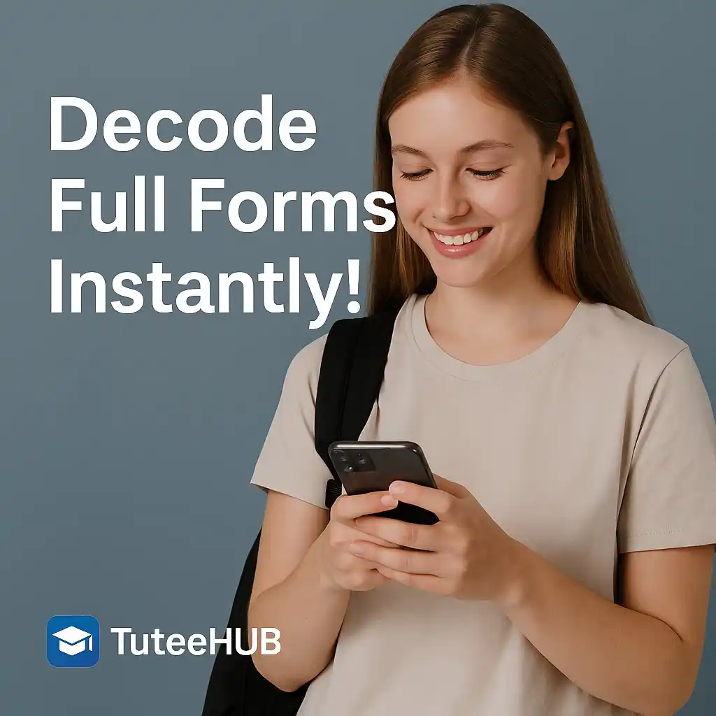 Image from TuteeHUB: Confused by Abbreviations? Decode Them Instantly! Explore over 2.5 mil...