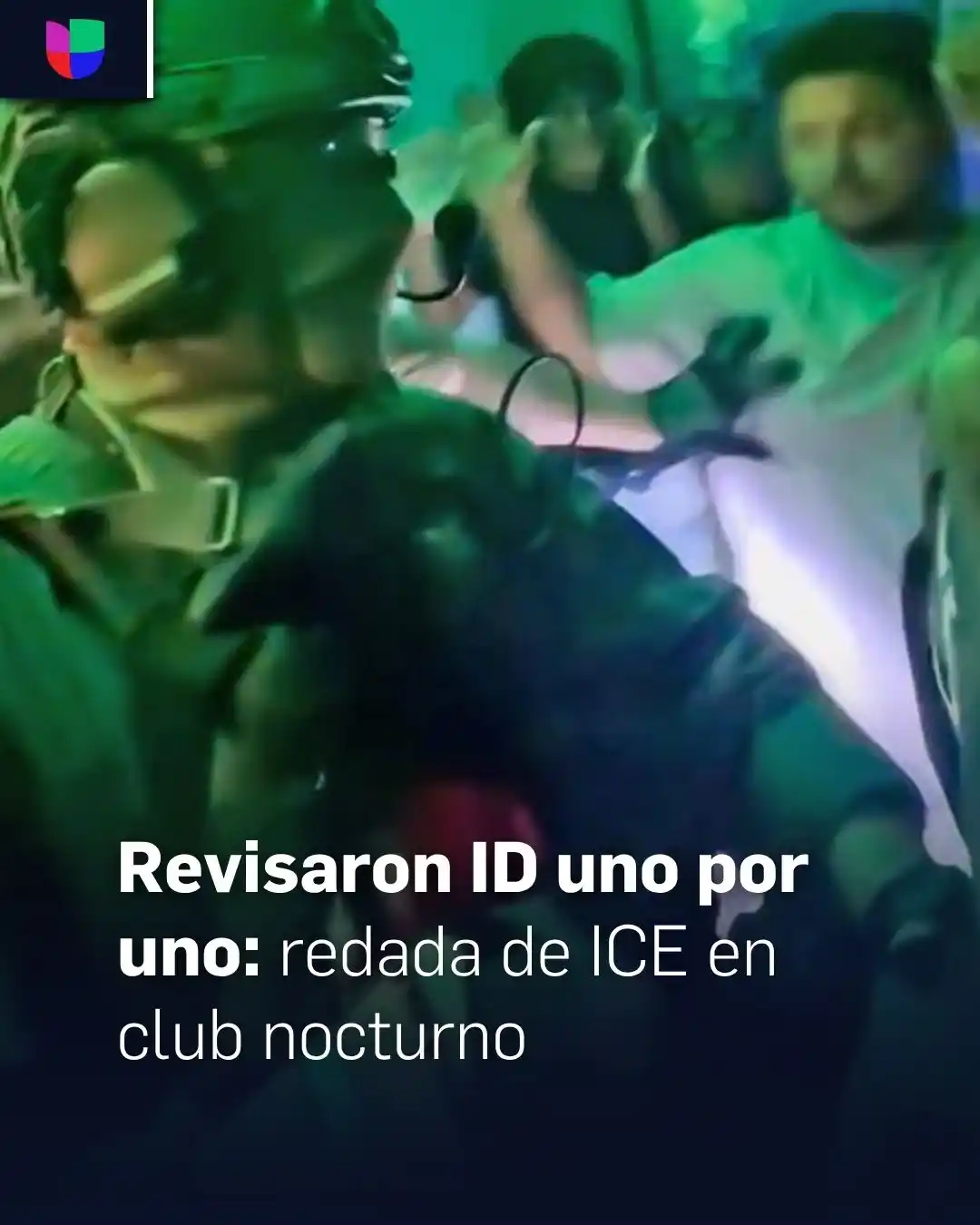 Image from Univision 40 North Carolina: Decenas de inmigrantes fueron arrestados en plena fiesta. Ciudadana es...
