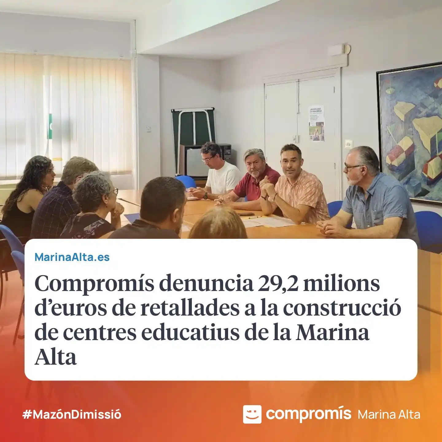 Image from Compromis per Dénia: ✊ DEFENSEM L’EDUCACIÓ PÚBLICA A LA <a class="text-blue-500 hover:under...