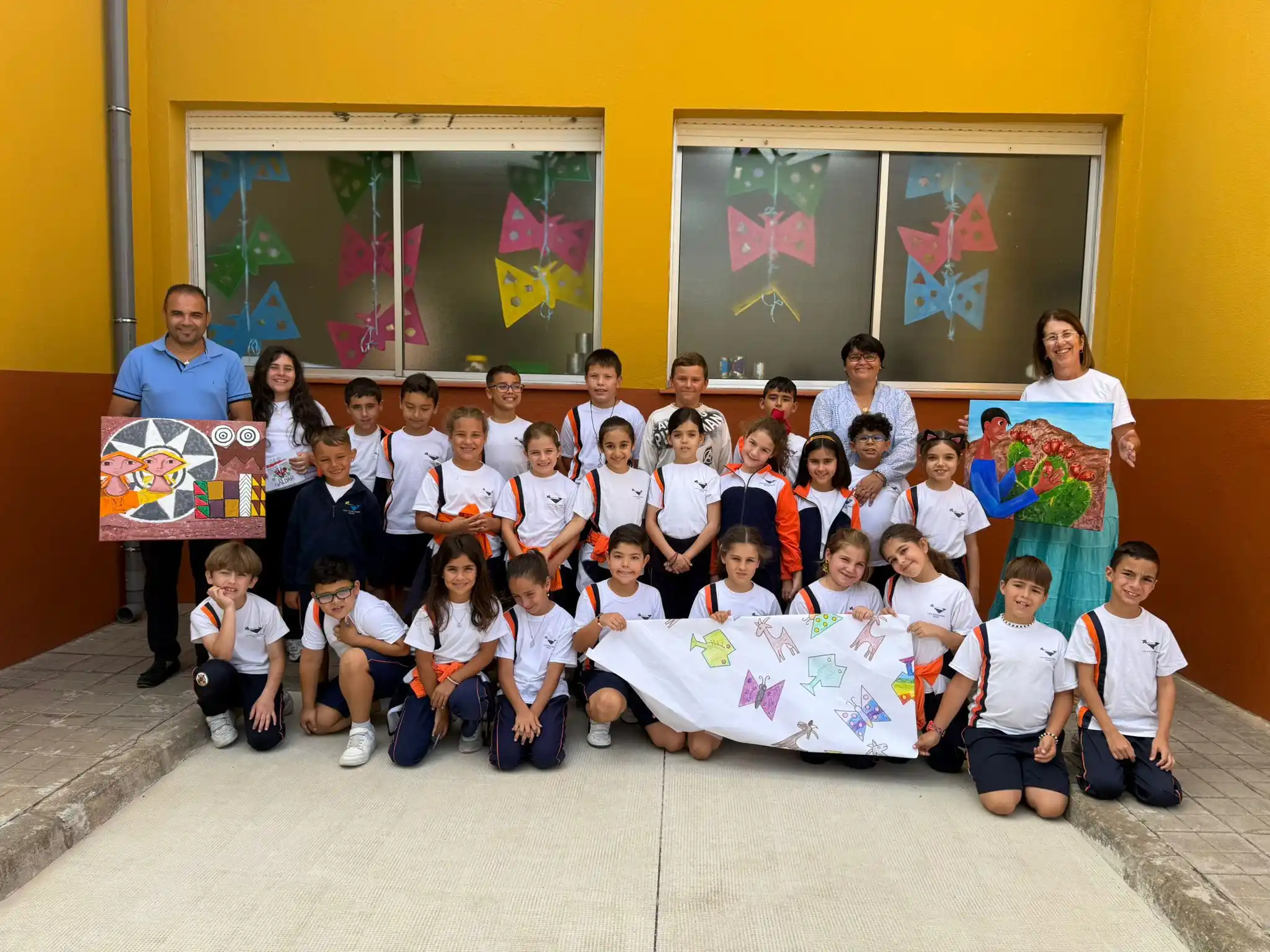 Image from Ayuntamiento de Gáldar: 📚 El alumnado del CEIP Antonio Padrón muestra al Ayuntamiento la evol...
