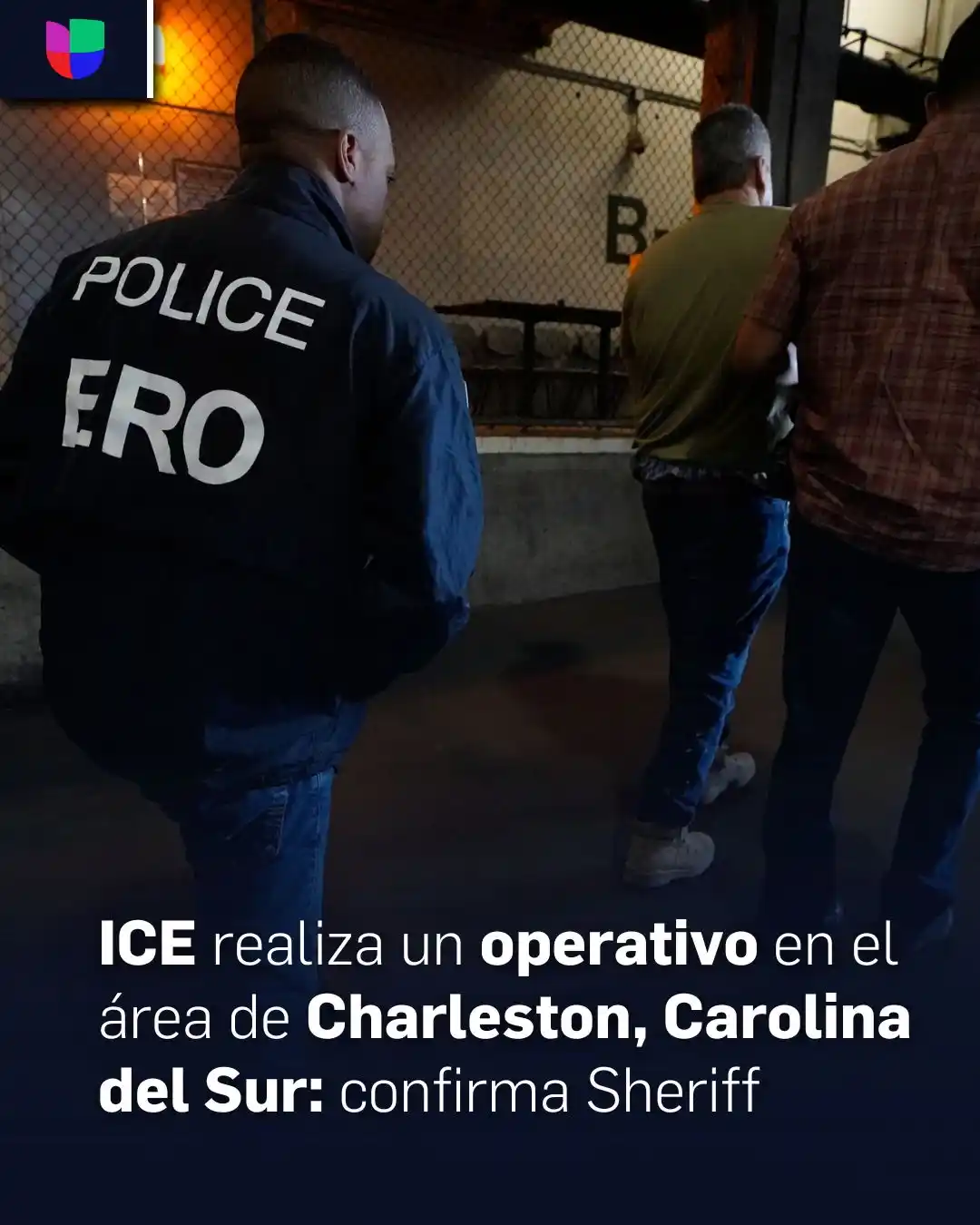 Image from Univision 40 North Carolina: El Sheriff del condado Charleston, en Carolina del Sur, anunció este d...
