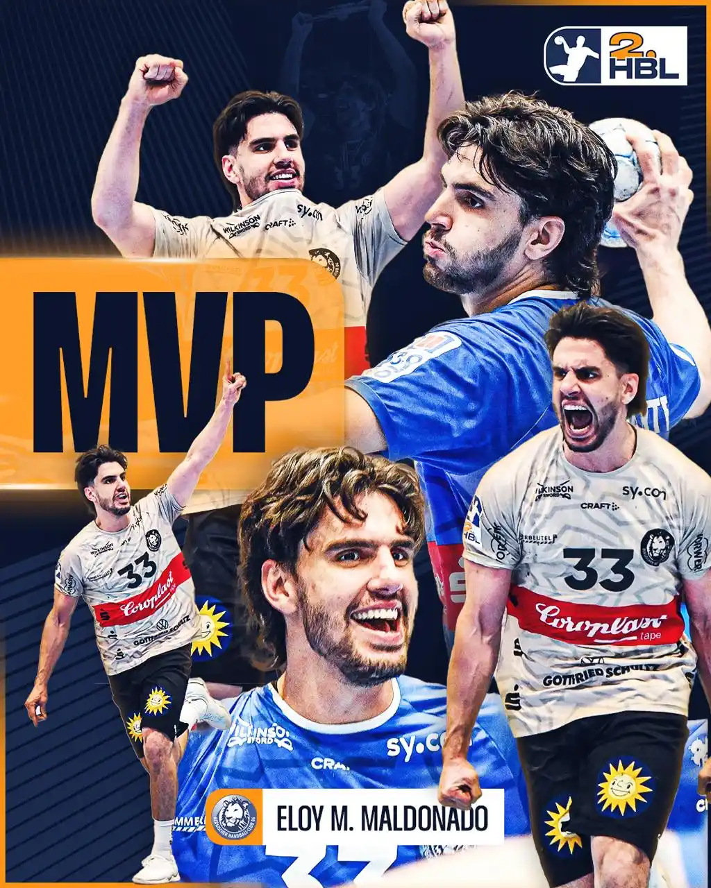 Image from Bergischer HC 06: Eloy Morante Maldonado ist zum wertvollsten Spieler der Saison 2024/25...