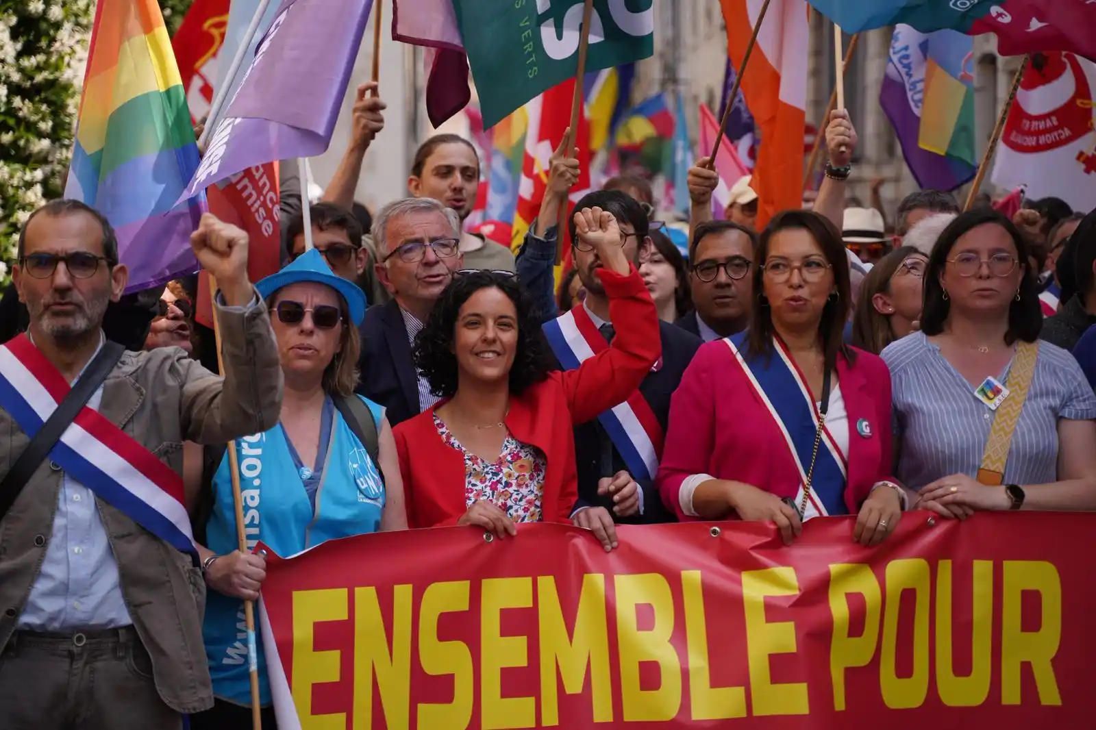 Image from Manon Aubry - Infos et Actus : Face à l’internationale fasciste réunie par Jordan Bardella dans Le Lo...