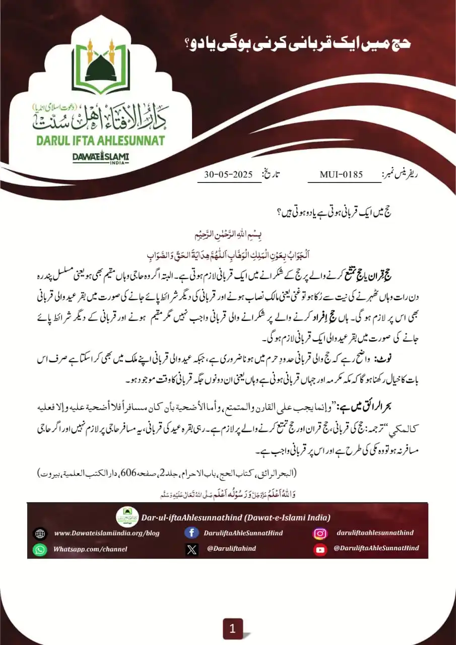 Darulifta Ahlesunnat Hind Dawate islami India post