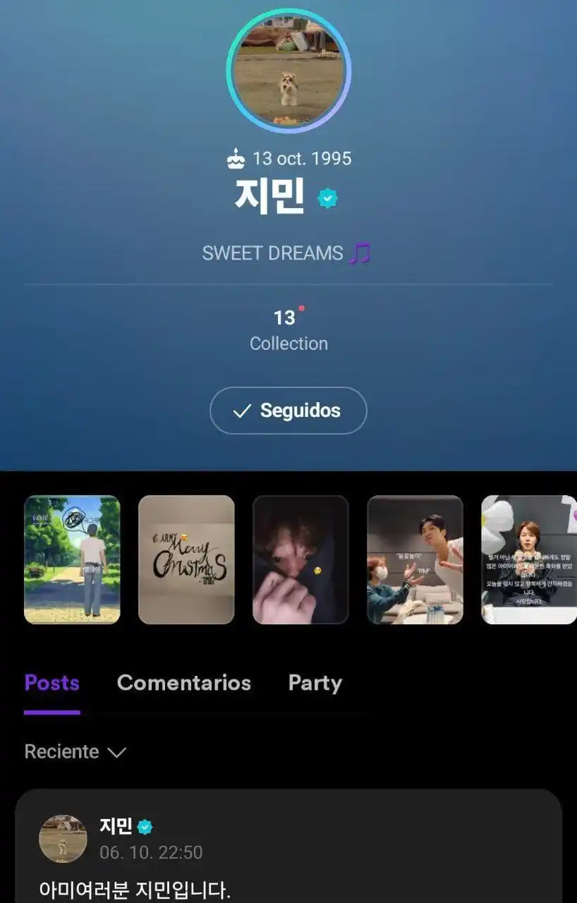 Image from BTS ARMY LATAM: Jimin borró sus 2 últimas publicaciones porque tenían errores ortográf...