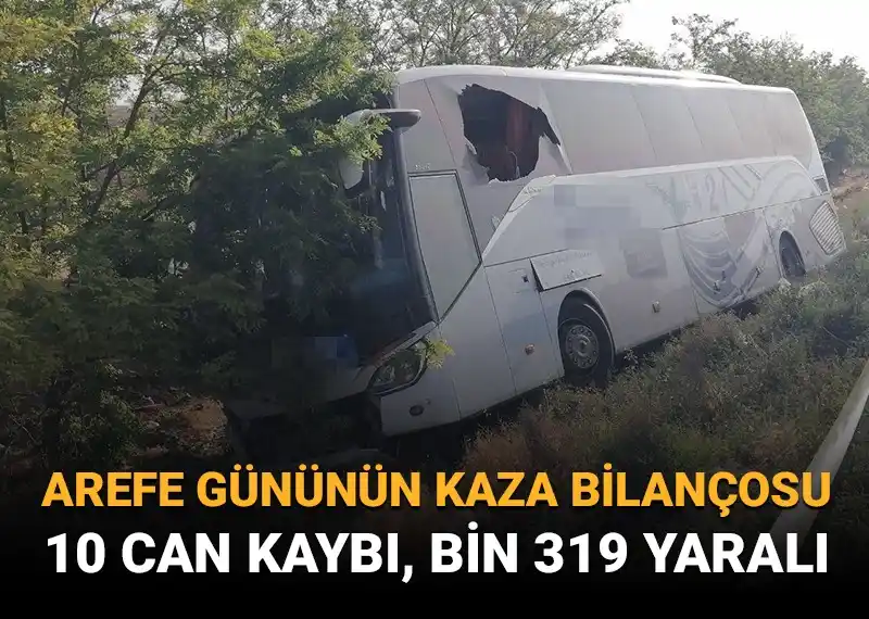 Image from NTV: KAZA BİLANÇOSU AÇIKLANDI Arefe gününde 863 trafik kazası, 10 can kaybı...