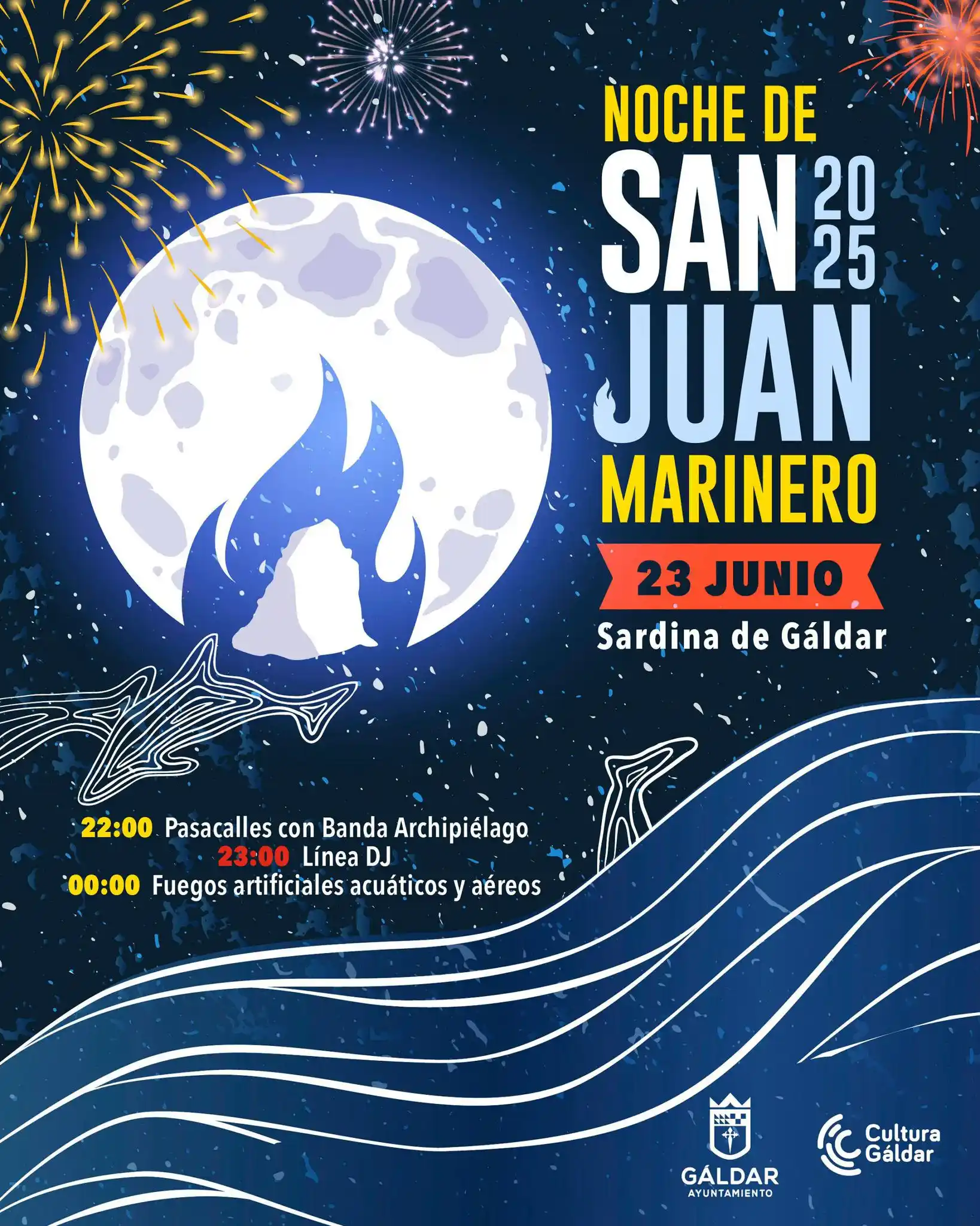 Image from Ayuntamiento de Gáldar: La Noche de San Juan Marinero se vive en Sardina… y será inolvidable ✨...
