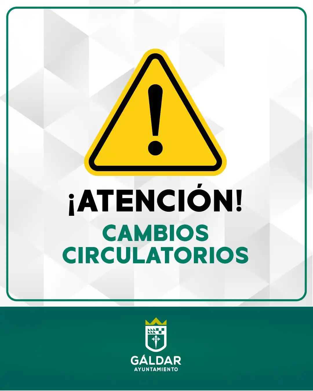 Image from Ayuntamiento de Gáldar: 🚗 La Policía Local de Gáldar informa que con motivo de la celebración...