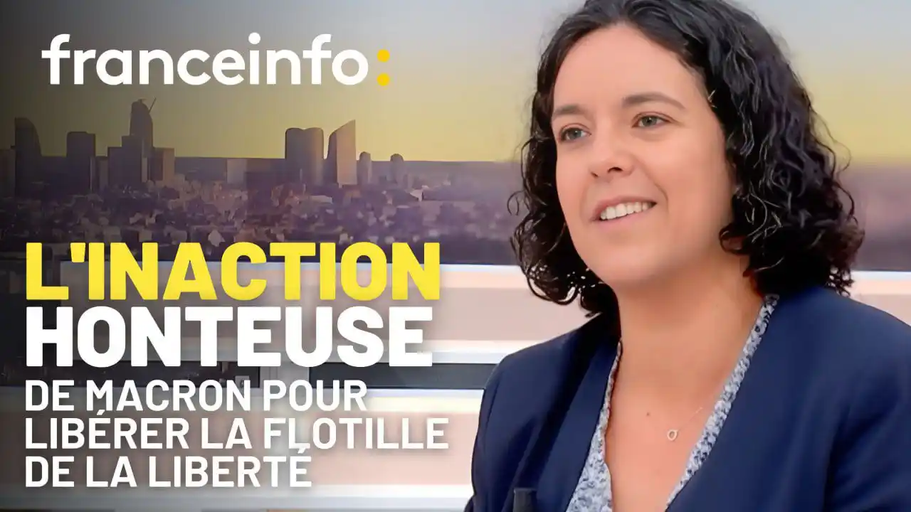Image from Manon Aubry - Infos et Actus : L'inaction honteuse de Macron pour libérer la flotille de la liberté ...