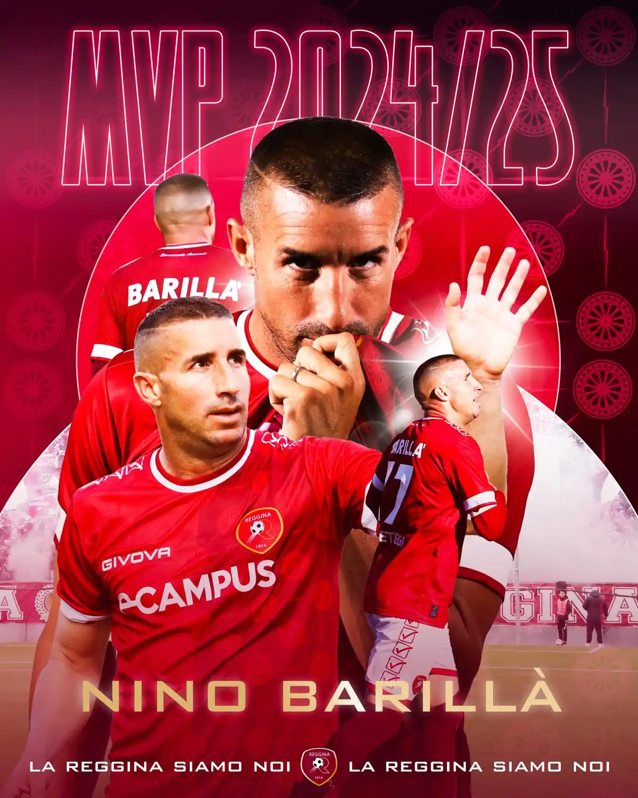 Image from Reggina 1914: ♥️ Cuore, grinta e leadership: Nino Barillà ha guidato la Reggina dent...