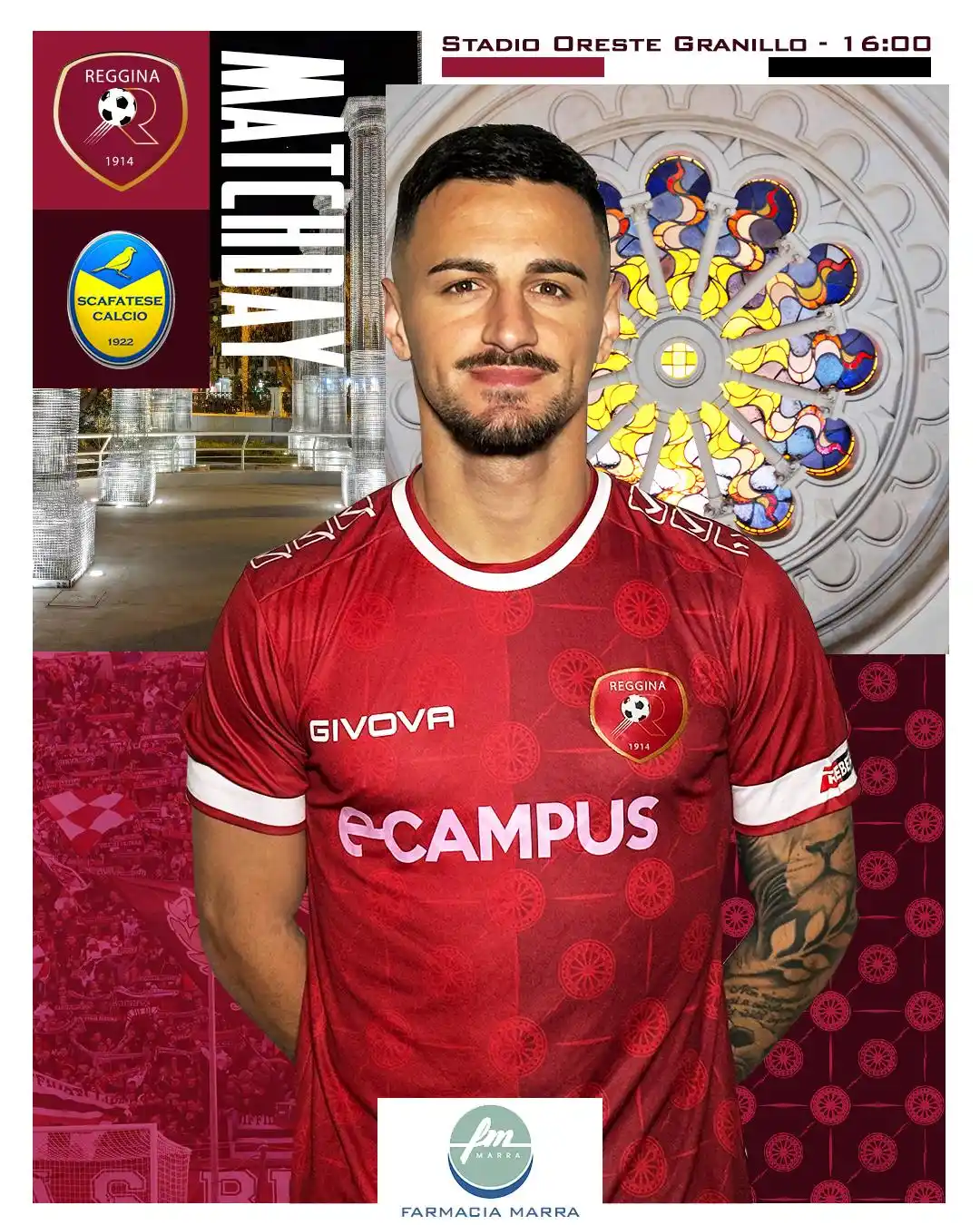 Image from Reggina 1914: ๐ฑ๐ป ๐๐๐๐๐ ๐๐๐ ๐ฑ๐ป Alle 16 cโรจ Reggina-Scafatese. Forza Reggi...