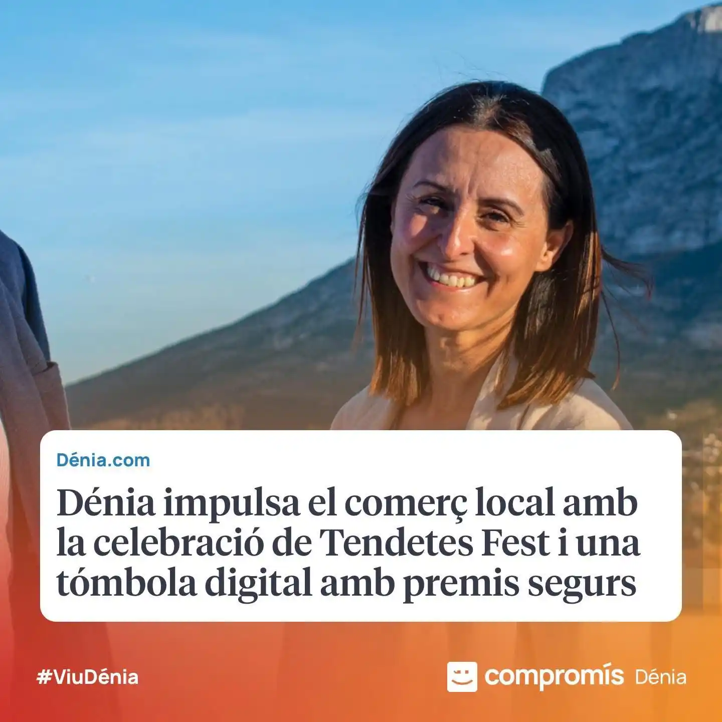 Image from Compromis per Dénia: 🗣️ María José García Roselló: «Tornem a celebrar el <a class="text-bl...