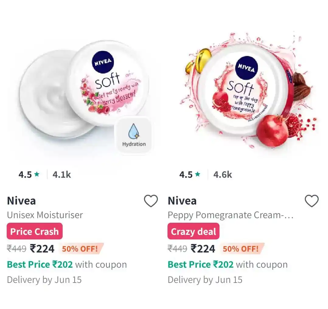 Image from Big Loot Deals Online: Myntra Loot : Nivea Min.50% Link : https://myntr.in/OL54PO...