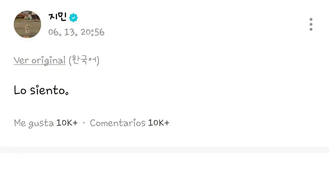 Image from BTS ARMY LATAM: Nueva publicación de <a class="text-blue-500 hover:underline cursor-po...