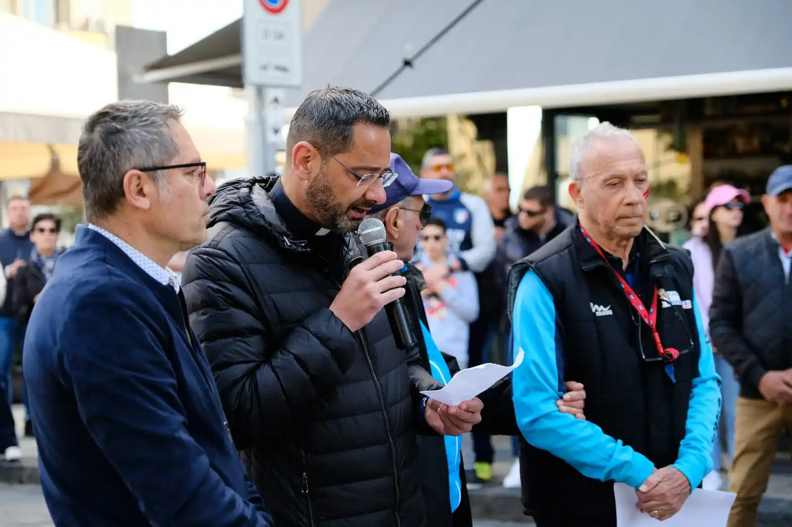 Image from Preti (sempre) di corsa: *Padre Puccio ospite ad UnoMattina* Martedì 3 giugno, padre Vincenzo P...