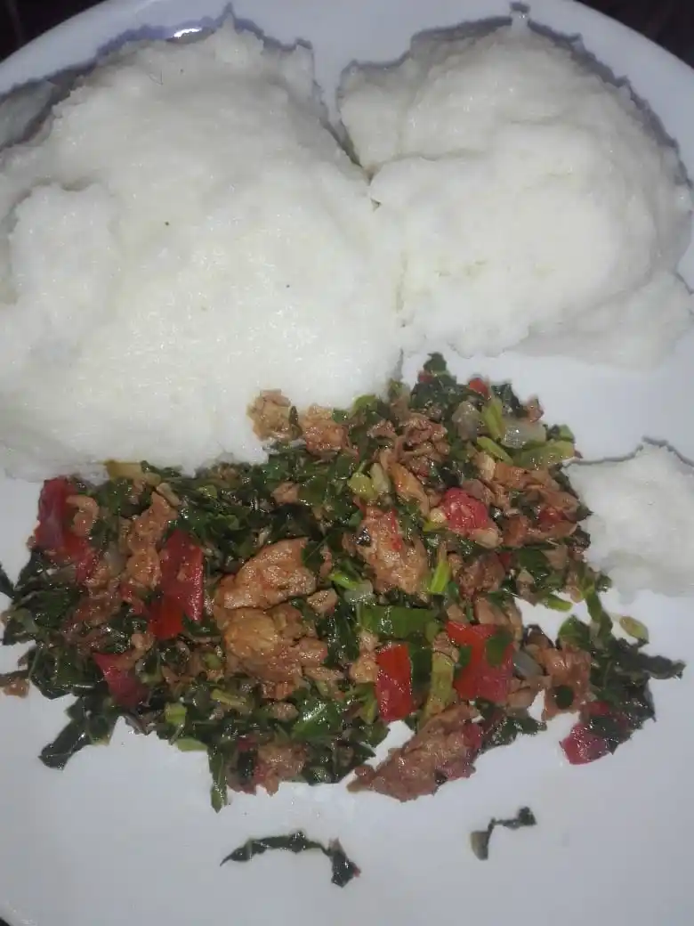 Image from Cooking Recipes🔥🌏: Pap and soya mince garnished with covo Best ❤️ Good 👍 Better🙏 Poor ...