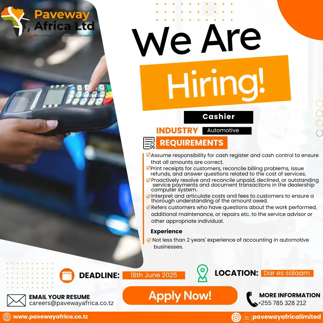 Image from PaveWay Africa Limited 🇹🇿: PaveWay Africa Limited Africa, on behalf of its client, is looking for...